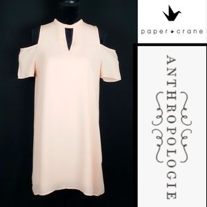 Anthropologie Paper Crane Cold Dress Size Medium